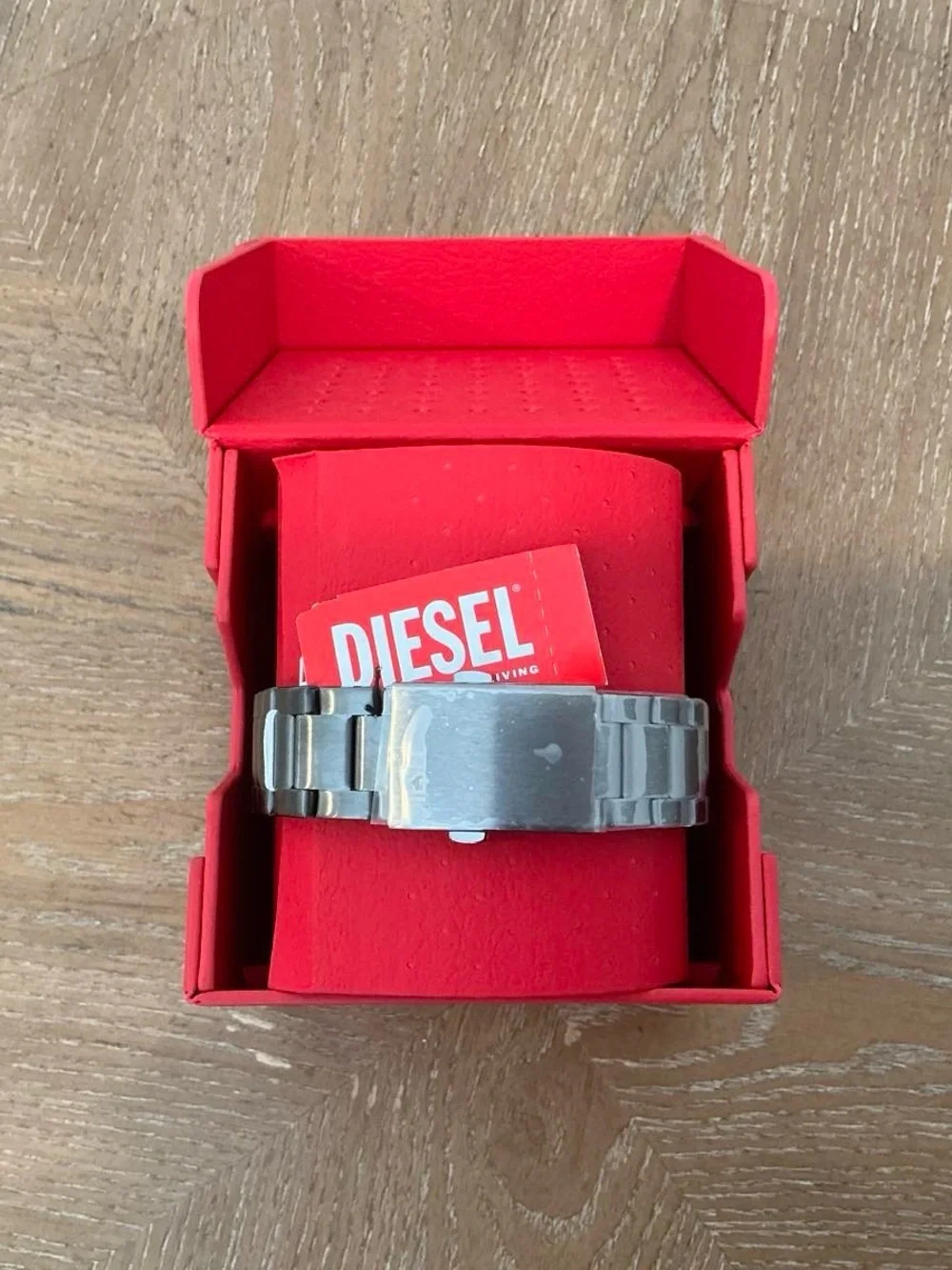 Diesel Griffed Chronograph Gunmetal-Tone Stainless Steel Watch